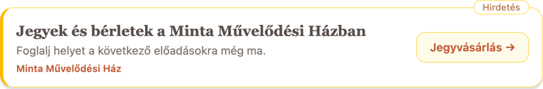 Esemény oldal